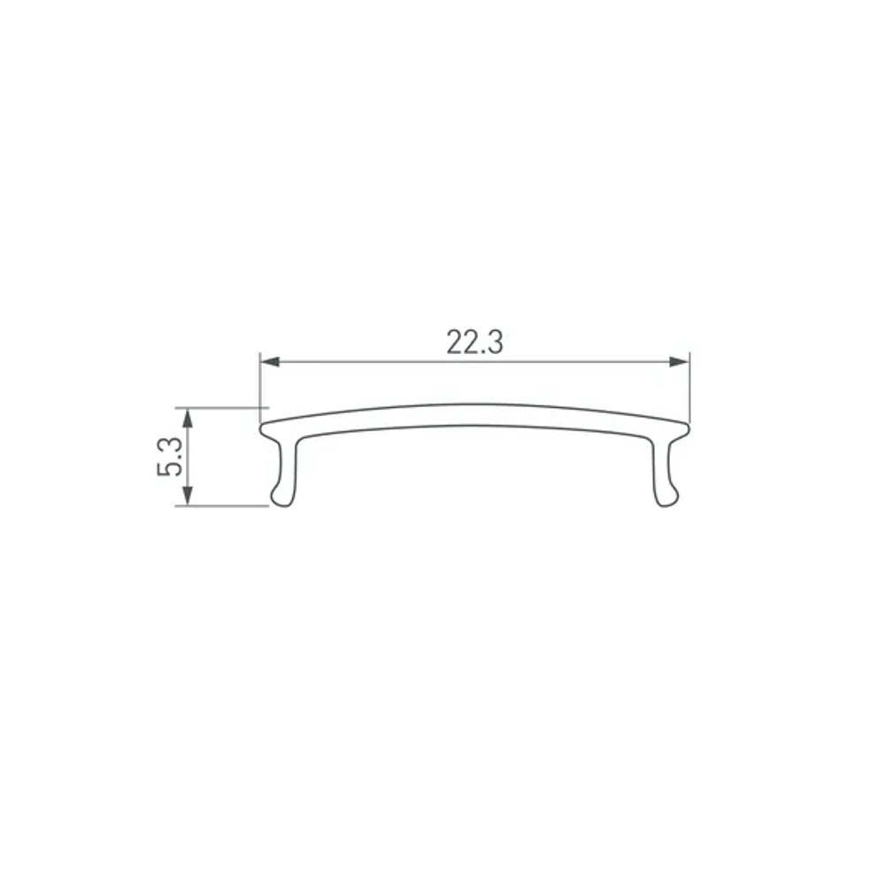 Экран ARH-WIDE-(F)-H10-2000 OPAL (Arlight, Пластик) 023308