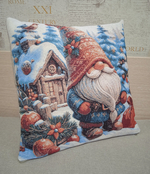 Декоративный гобеленовый чехол для интерьерной подушки Скандинавская сказка 38*38