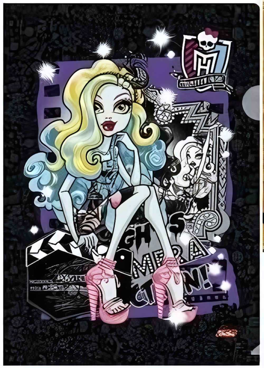 Папка-уголок А4 180мкм "Школа монстров" (Хатбер)