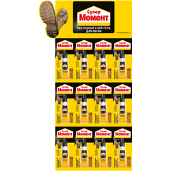 Клей Момент 1694871 Супер обувной 3 гр. БЛ-12 шт. мультикарта | Клеи бытовые и универсальные