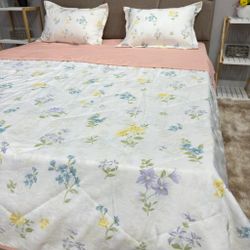 КПБ Кит С Одеялом МУН ШЕЛК 2сп АКЦИЯ !!! (от 10шт цена 5900тн)