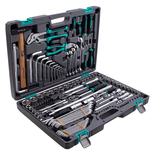 14107 Набор инструментов, 1/2",3/8", 1/4", CrV, 142 предм.