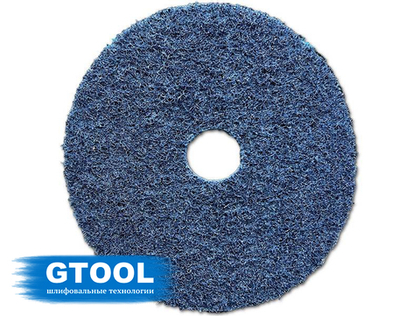 Круг фибровый нетканый GTOOL, d125мм, зерно VFine (Р220-240), уп-ка 3шт