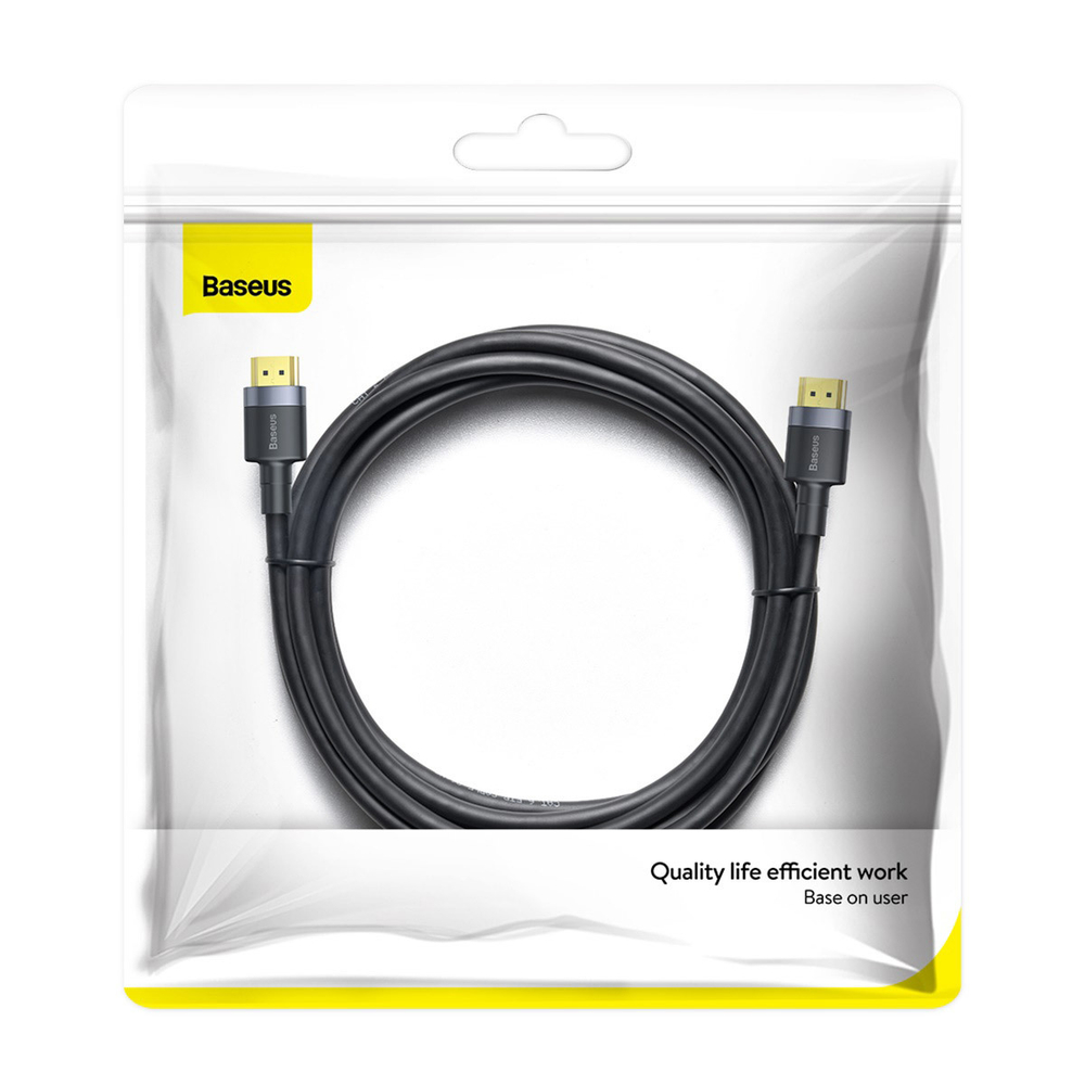 HDMI Кабель Baseus Cafule 4KHDMI (M) To 4KHDMI (M) Adapter Cable 3m