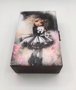 Шкатулка ручной работы декупаж "Котенок"