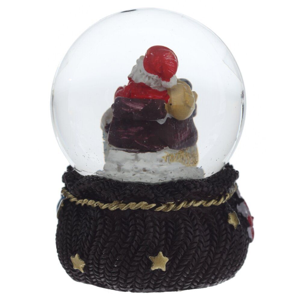 GAEM Фигурка декор в стекл шаре "Дед Мороз/Мишка/Олень", D 4.5 см, L4,5 W5 H6 см, 4в.