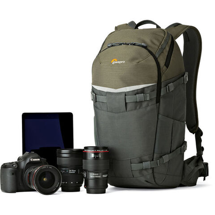 Рюкзак Lowepro Flipside Trek BP 350 AW серый/темно-зеленый