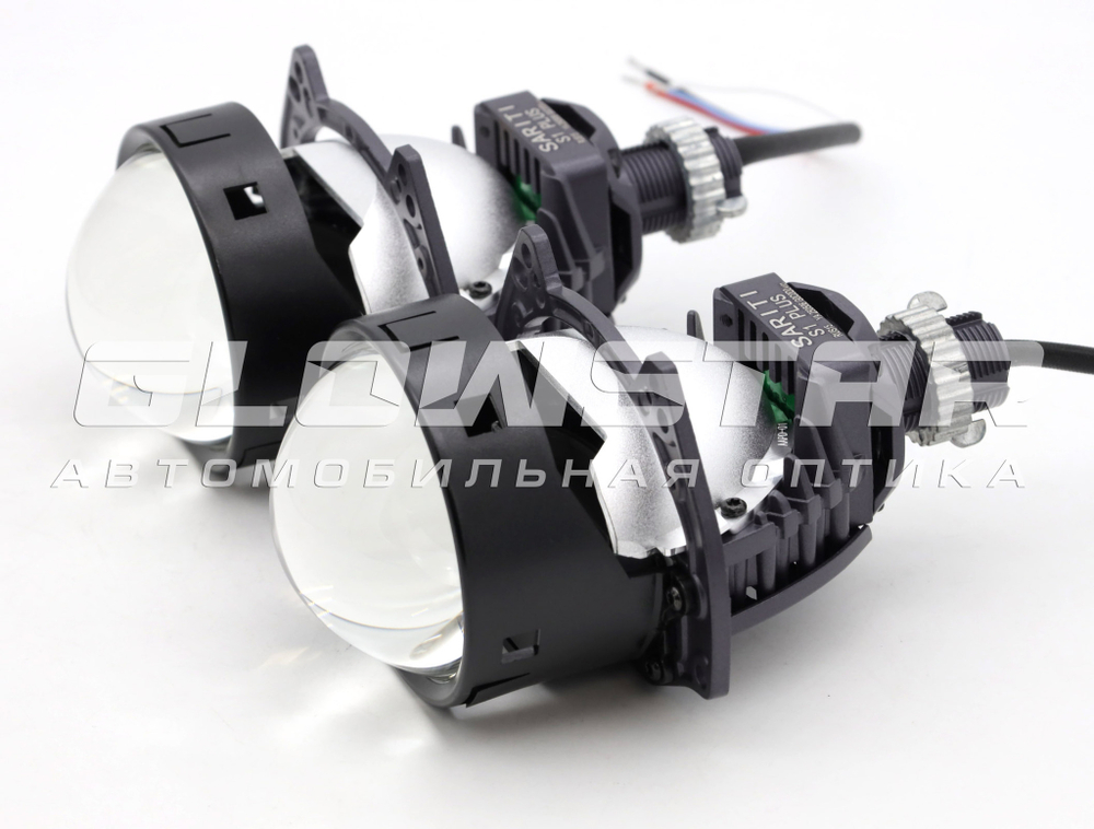 Билед модули Sariti S1 Plus 2025 3.0 дюйма, 2 чипа, 5500K, 12V, 53W/61W, крепление 3R и съемное гаечное (комплект, 2шт)