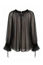 Блуза из шифона Cava Black