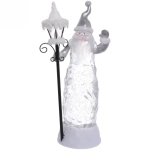 Фигурка с подсветкой «Дед Мороз с фонарем» 27 см, серебро