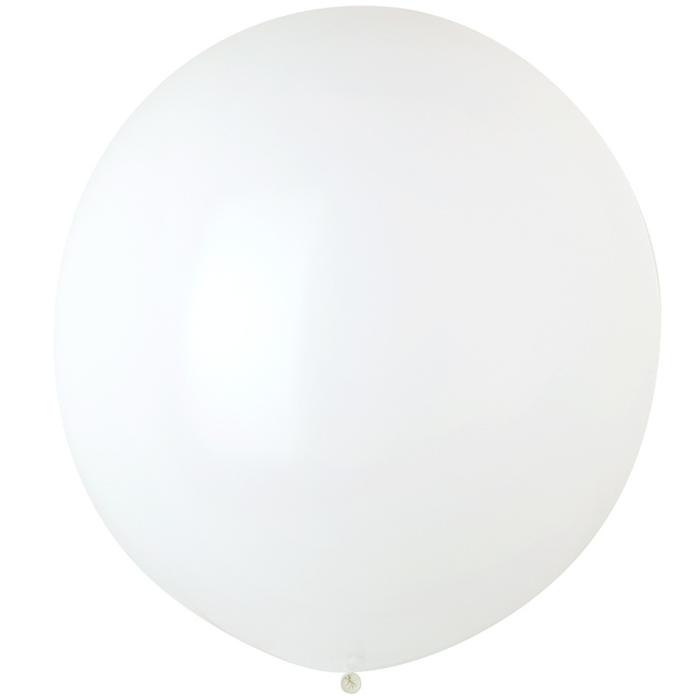 Шар латексный Пастель 46 см (Белый)