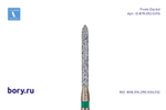 Бор алмазный зеленый  Frank Dental типа FG - D.879.012.G.FG