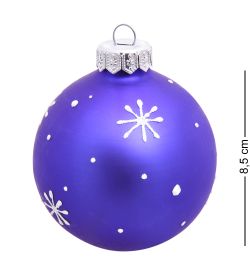 Элита НФШ-1020 Ел. украшение Шар «Дети и снеговик» 85 мм