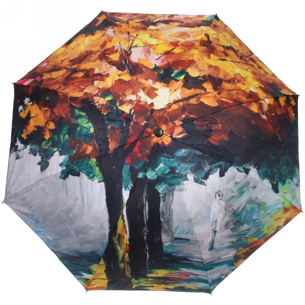 Зонт механический ветроустойчивый, матовая ручка «BESTzontik - muskat», цвет как на фото, длина 25см, d-110см