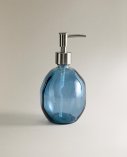 Zara Home стакан для ванной комнаты, стекло, синий · 3513/466