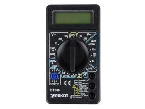 Мультиметр цифровой РОКОТ DT-838