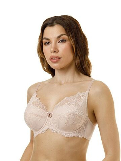 Бюстгальтер на каркасах с дублированной чашкой Base (Размер: 75F) (Цвет: пудровый)