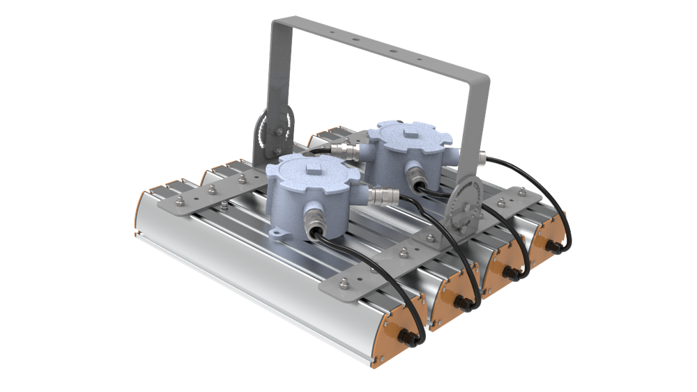 Светильник LED взрывозащищенный SVT-Str-MPRO-53W-Ex-QUATTRO-45x140