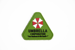 Шеврон Umbrella Corporation. Our Business is life itself треугольник PVC. Олива