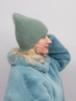 шапка осенняя зимняя ангора