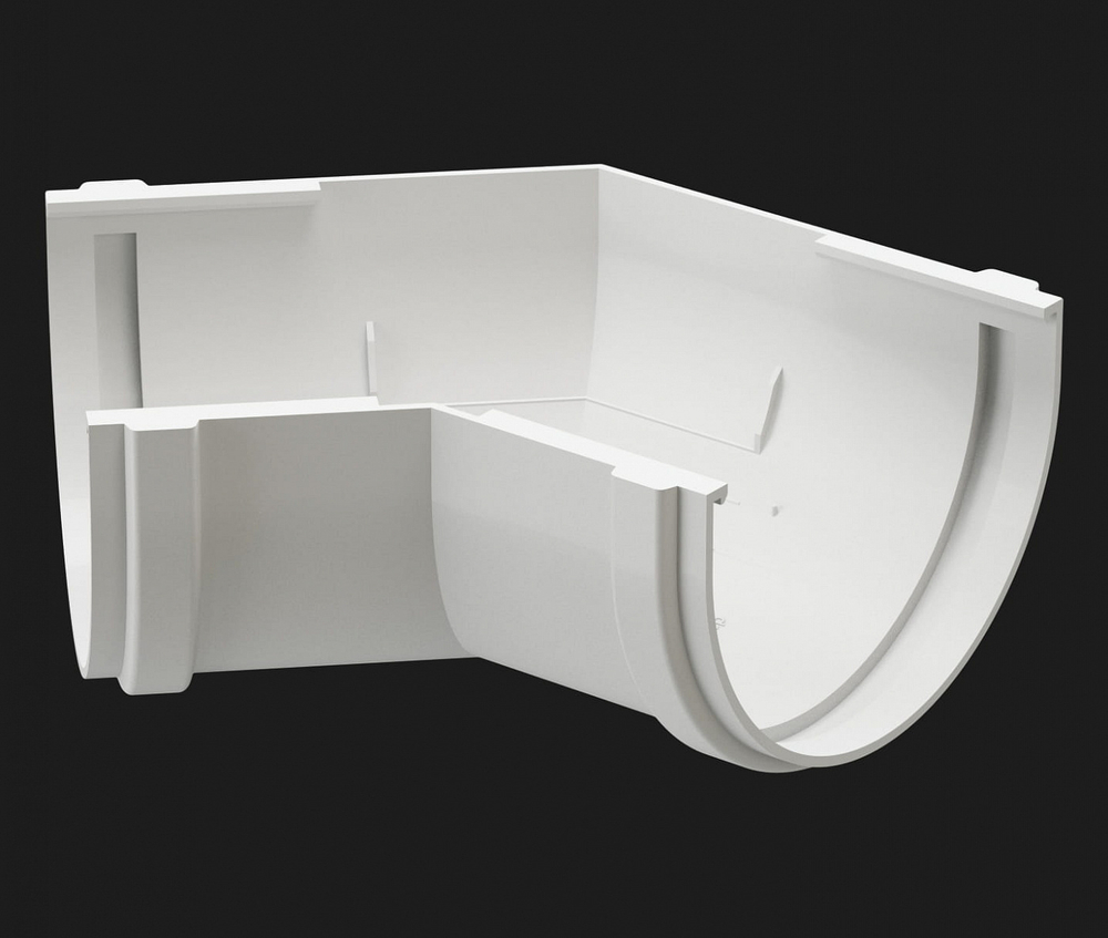 Döcke PREMIUM Угловой элемент 135˚ (Пломбир)