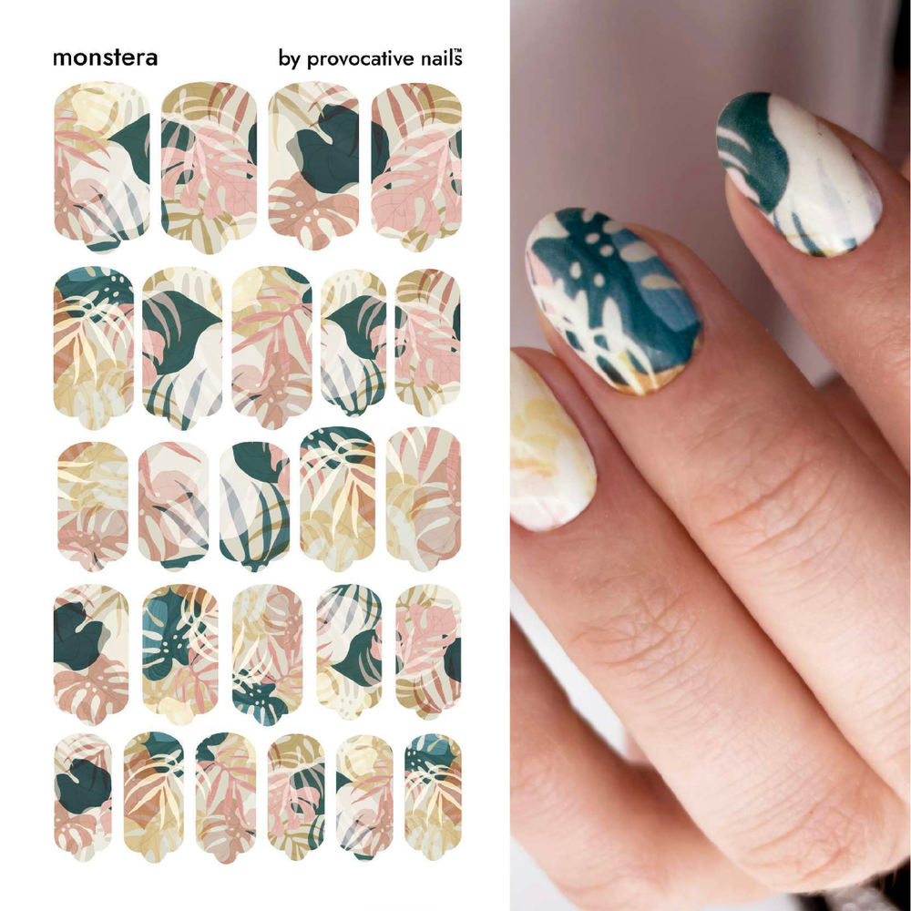Пленки для маникюра Provocative Nails monstera
