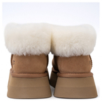 UGG Funkette Platform Boots Chestnut
