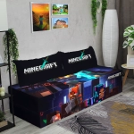 Бескаркасный диван кровать раскладной "Minecraft"