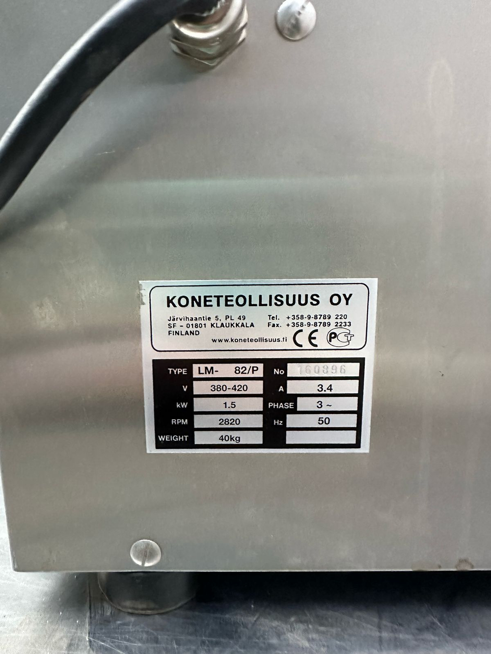Мясорубка Koneteollisuus  LM-82/P