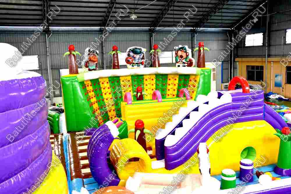 Надувной батут «Детский мегапарк» 18*18*8 м