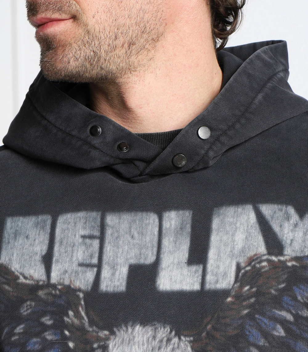 Худи Replay - графитовый(M6274.000.23436M)