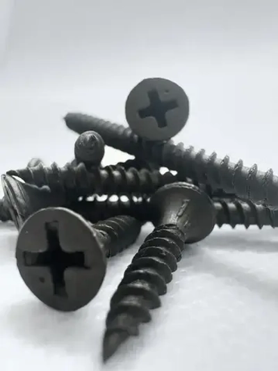 Саморезы по металлу 3,5х16 мм, чёрные