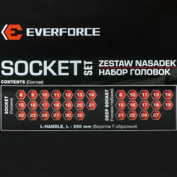 Набор головок 35пр. 1/2''6pt EVERFORCE EF-4359MPB