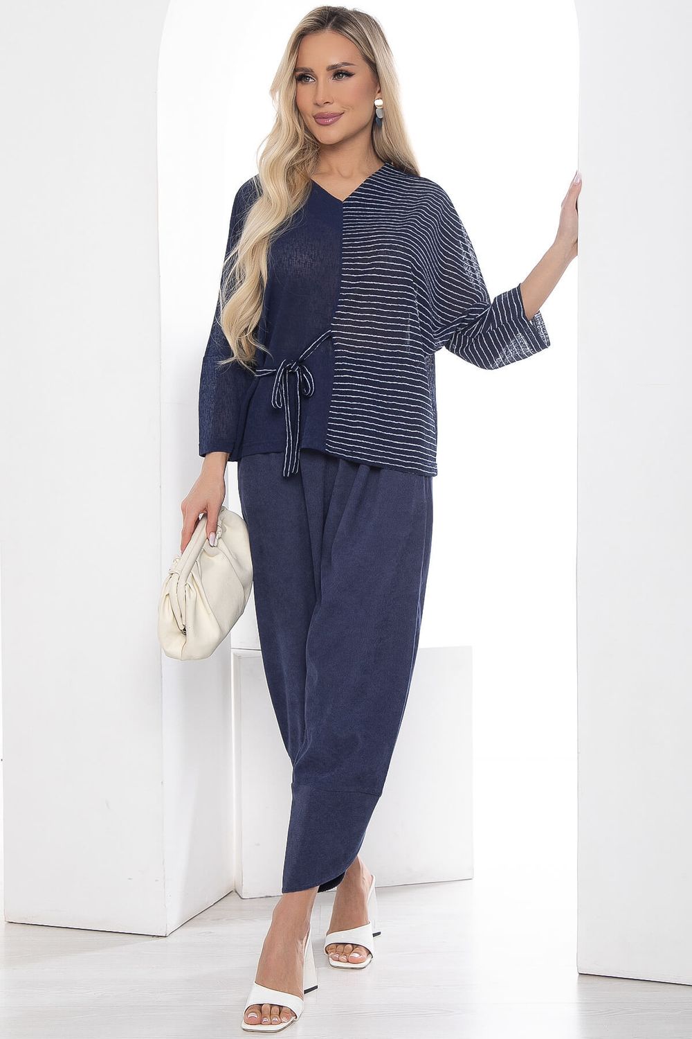 Брюки бохо (синие) Б10269 LT Collection