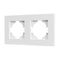 Рамка пластиковая FRM-PERIO-PL-2-WH Arlight 049750