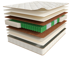 Матрас анатомический Fitness Idea, пружинный