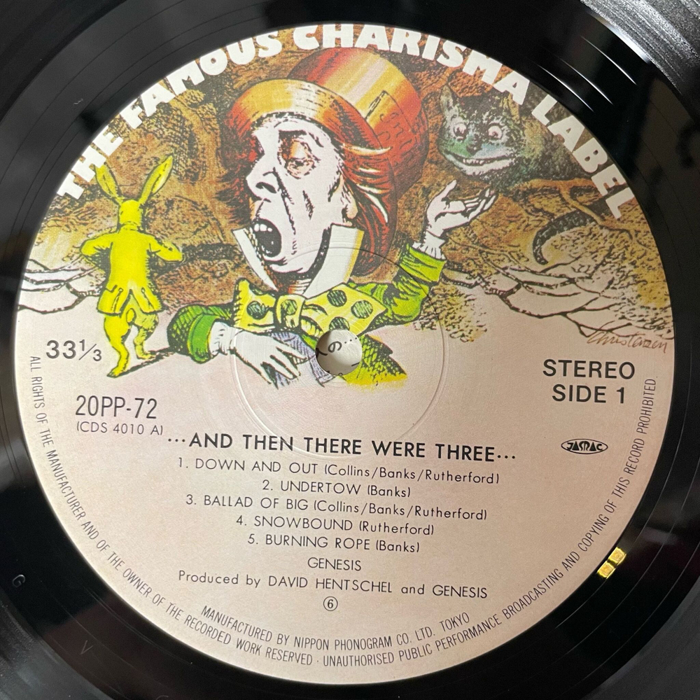 Винтажная виниловая пластинка LP Genesis And Then There Were Three (Japan 1983) (No Obi) Deep In The Motherlode