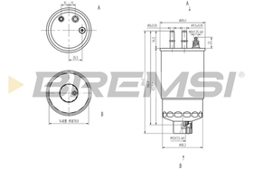 BREMSI - FE0158-BMS - Fuel Filter