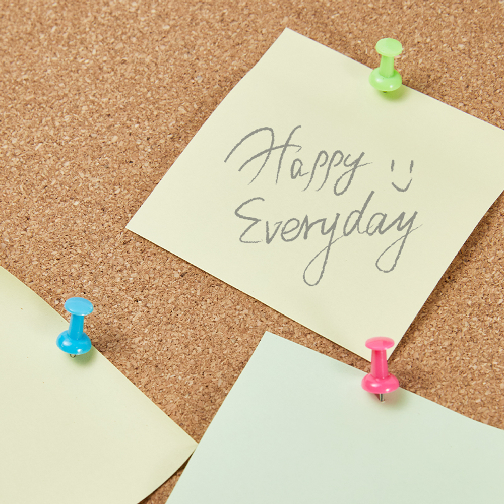 Гвоздики для доски DELI "i Select", цветные, 50 штук в коробочке