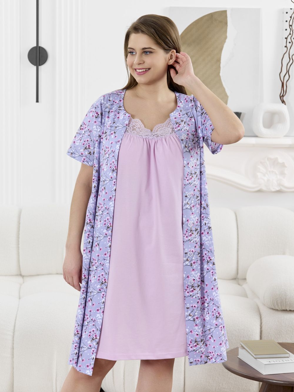Халат Забвение-2 Виотекс СИРЕНЕВЫЙ