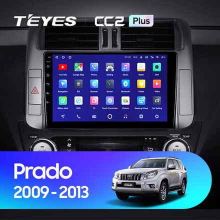 Teyes CC2 Plus 9" для Toyota Land Cruiser Prado 2009-2013