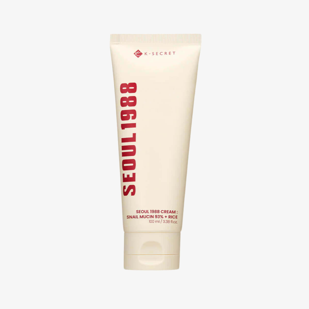K-SECRET Увлажняющий крем с муцином улитки Seoul 1988 Cream: Snail Mucin 93% + Rice (100 мл)