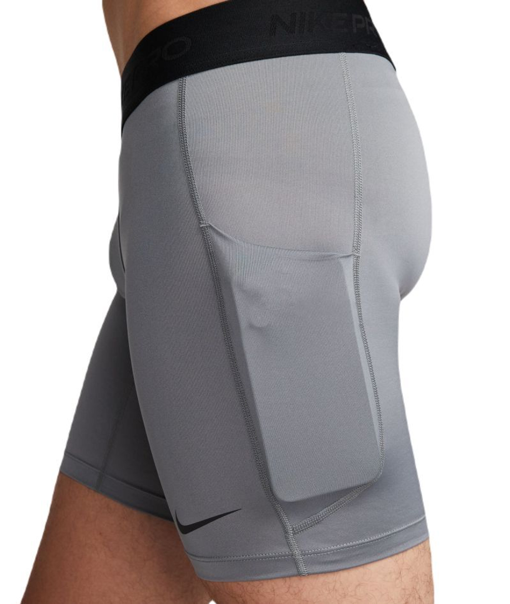 Термобелье Nike Pro Dri-Fit Fitness Shorts - smoke grey/black - Gray