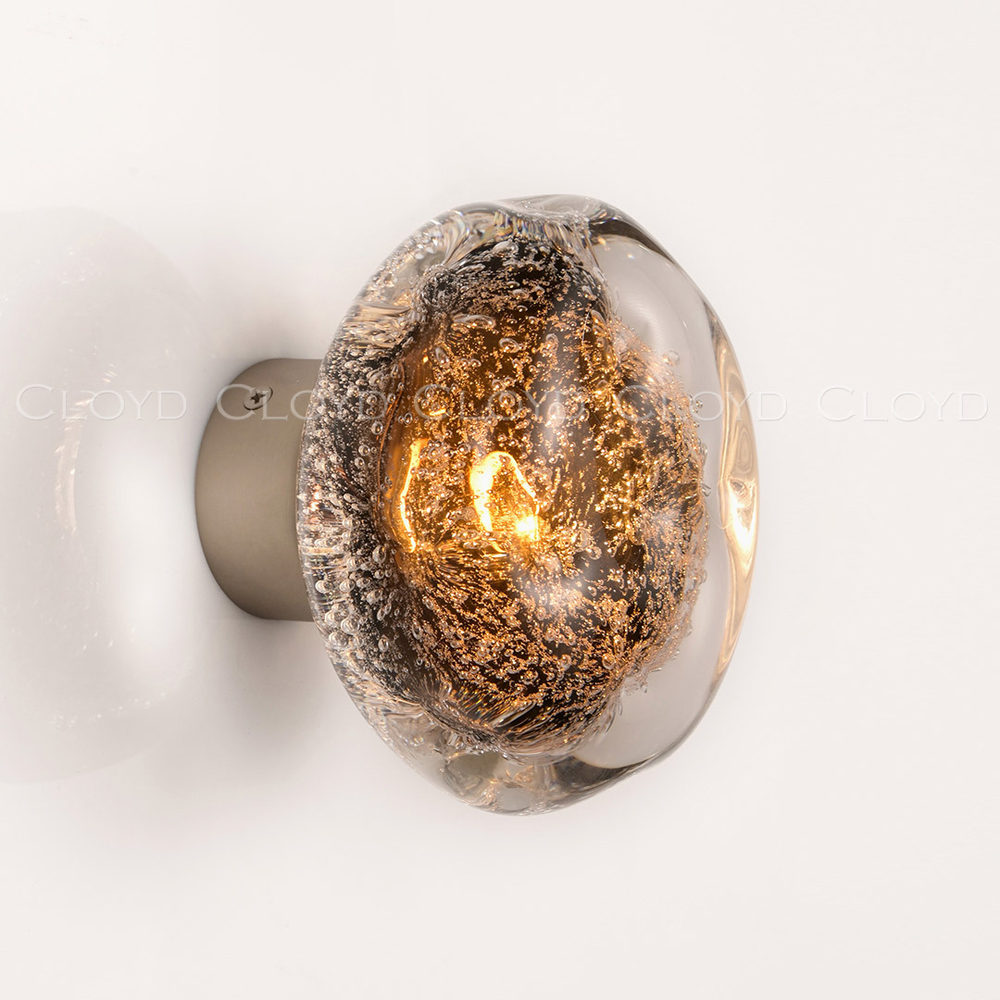 Бра Cloyd VOCAL W1 / латунь - коричнев. стекло (арт.20367)