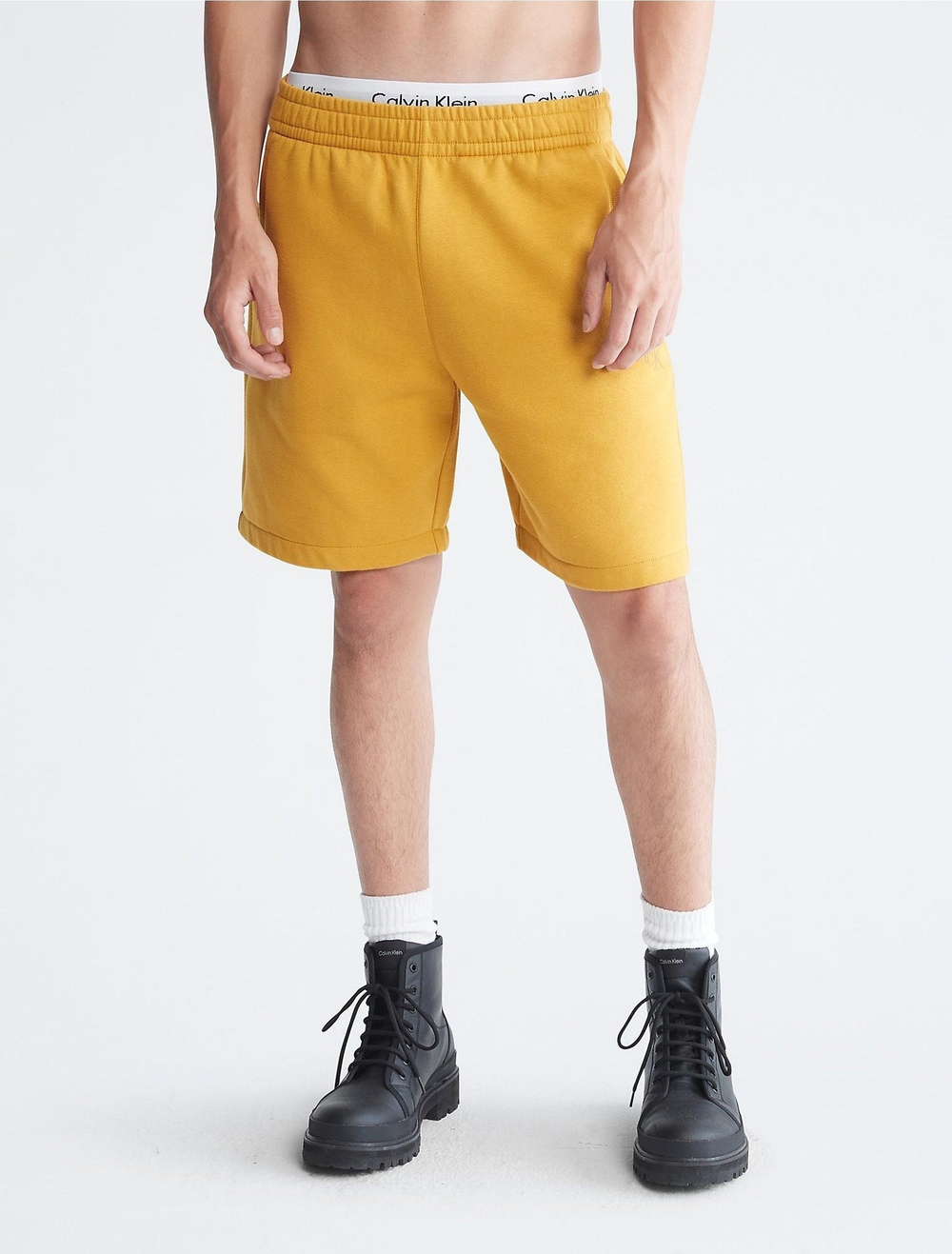 Шорты Calvin Klein Archive Logo Fleece Honey - S
