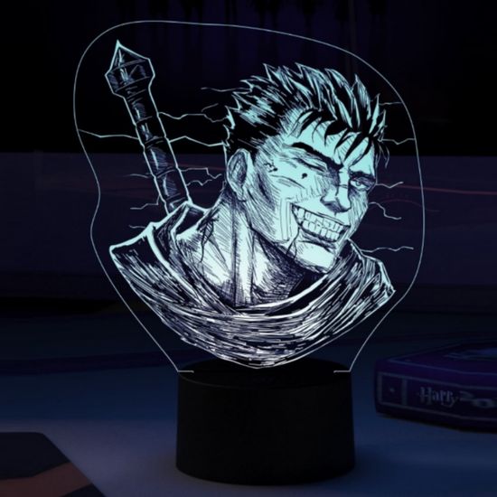 3D лампа Berserk, Берсерк. Гатс