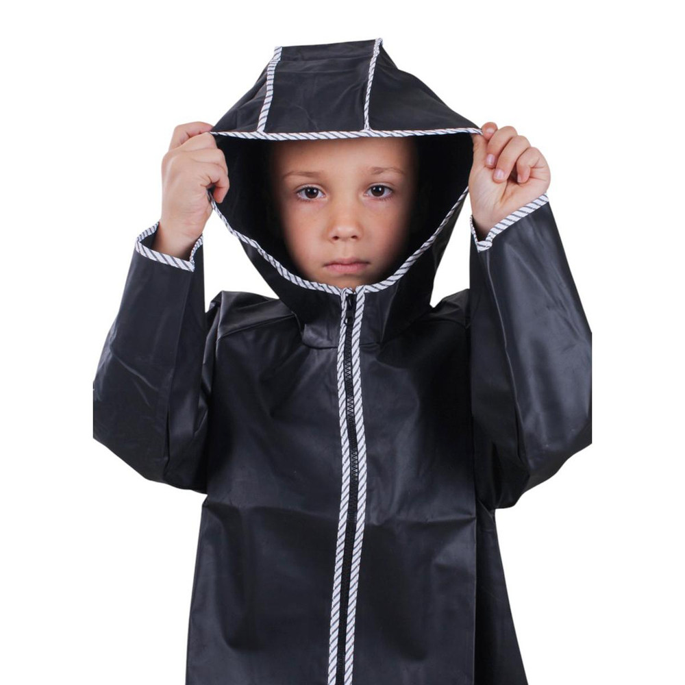 Дождевик с капюшоном, розовый, рост 110 см