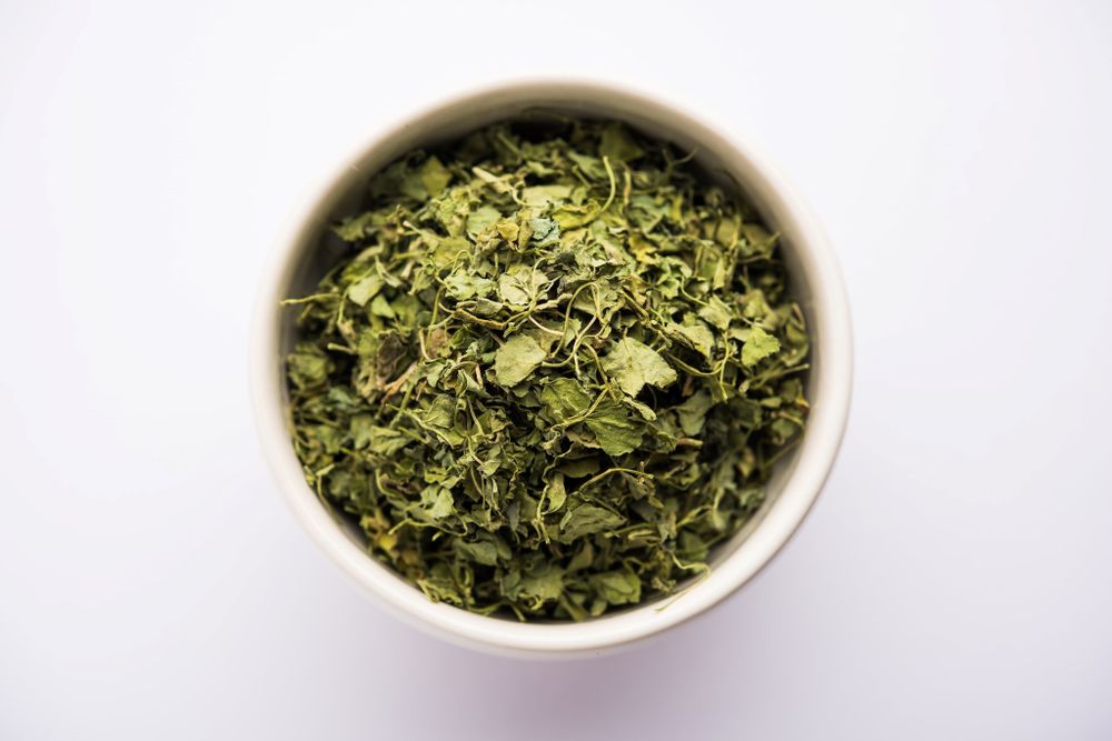 Bharat BAZAAR Kasoori Methi Листья Пажитника 50 г, 2 шт