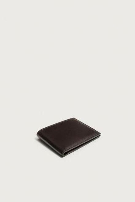 ZARA КОЖАНЫЙ КОШЕЛЕК, КОРИЧНЕВЫЙ