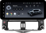 Магнитола для Toyota Land Cruiser Prado 150 2009-2013 (ШГУ 7", рамка LUX) - Teyes LUX ONE ROUND монитор 12.3" 2K QLED на Android 10, CarPlay, 4G SIM-слот
